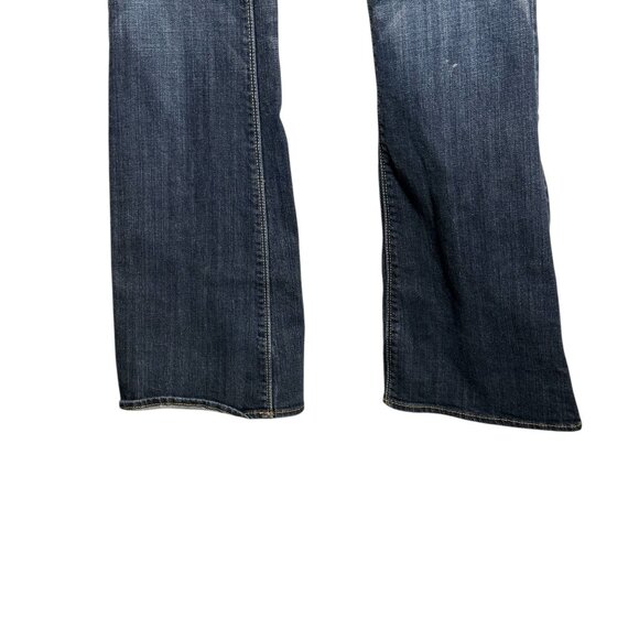 American Eagle Bootcut Jeans Size 6 Regular Dark Wash Denim Womens - Picture 4 of 8